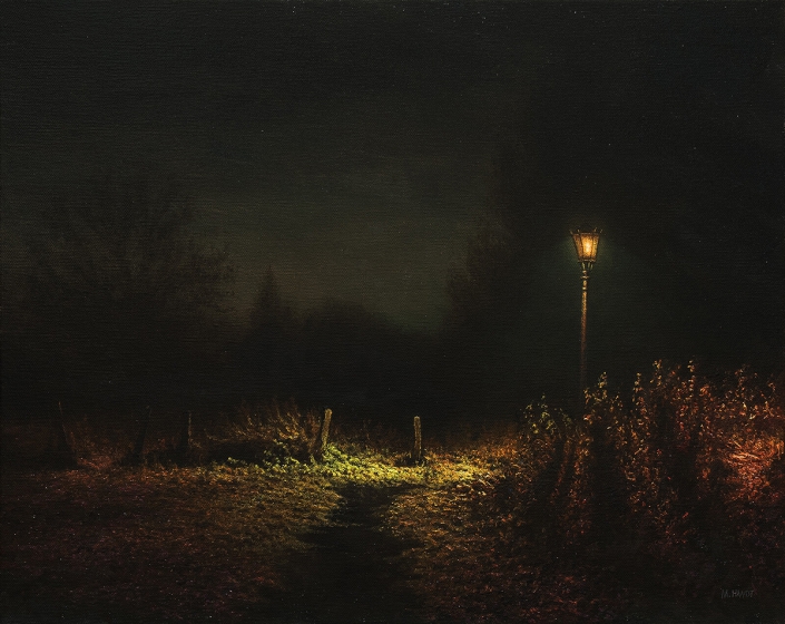 Michael Handt „Snowy Path at Night“