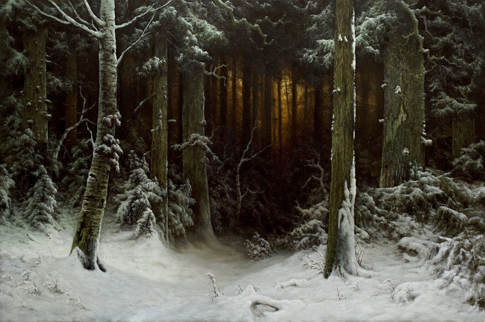 Michael Handt „Wintry Entrance to the Forest“