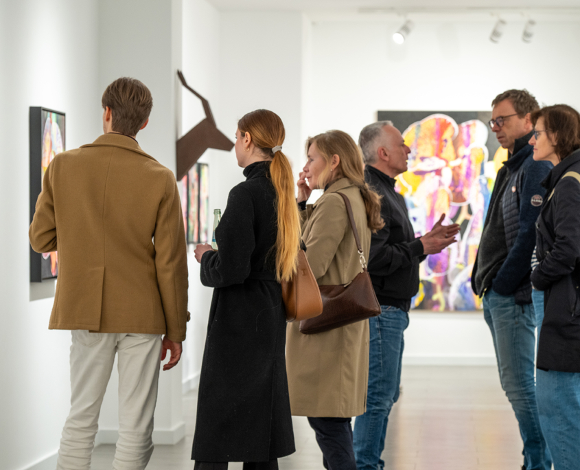 Ausstellung "Blüten" von Detlef Waschkau